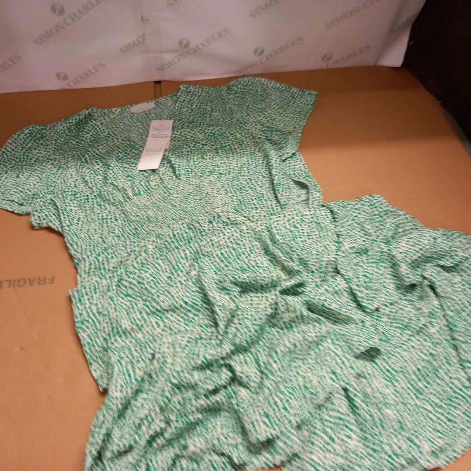 QUIZ GREEN DRESS - UK 18