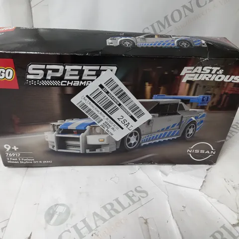 BOXED LEGO SPEED CHAMPIONS 2 FAST 2 FURIOUS NISSAN SKYLINE 76917