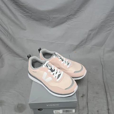 VIONIC WOMEN'S  SNEAKERS – UK 6 (US 8) PINK/GREY