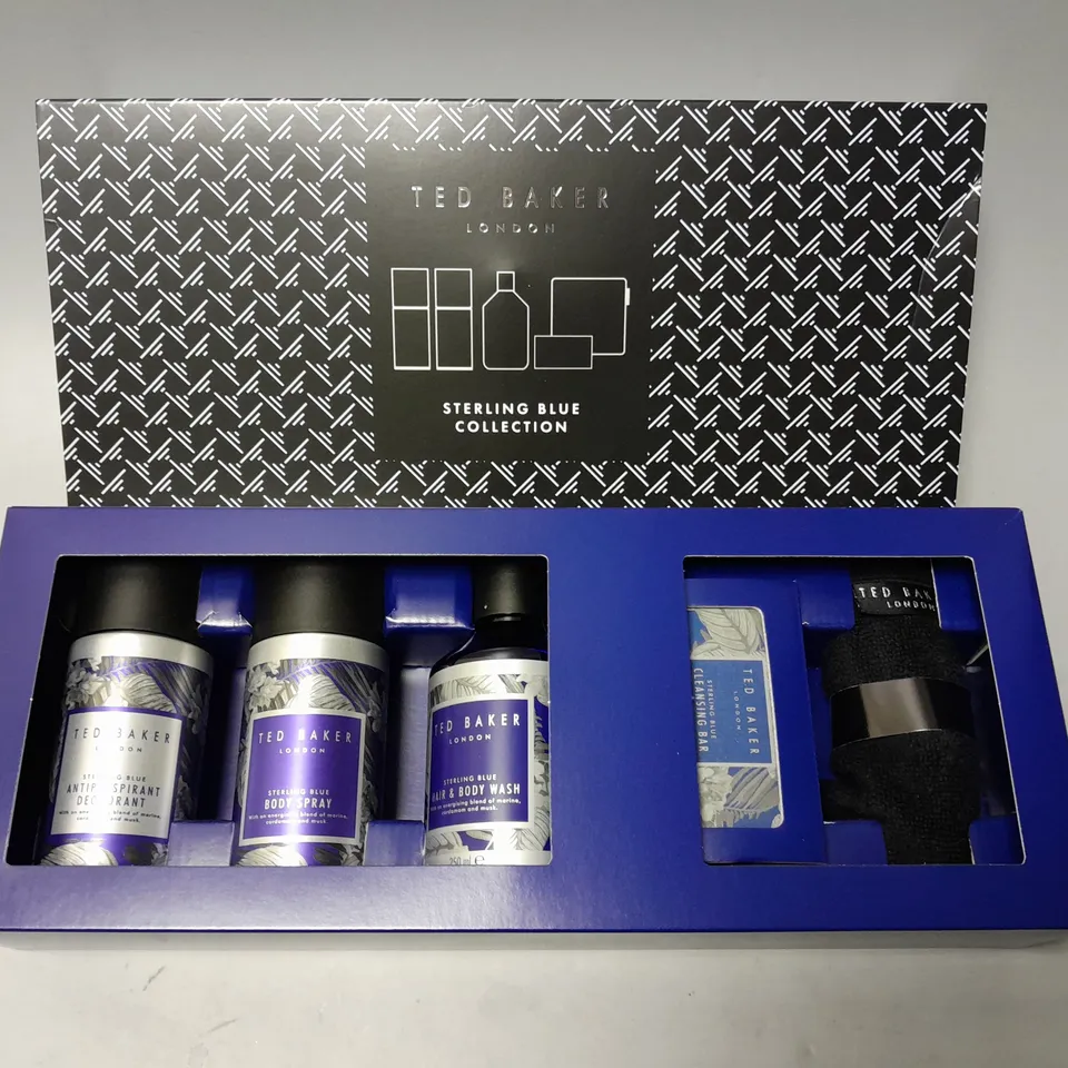 BOXED TED BAKER STERLING BLUE COLLECTION