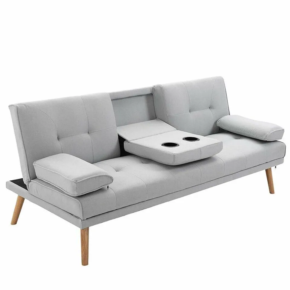 BOXED ZENOBIA 3 SEATER CLIC CLAC SOFA (1 BOX)