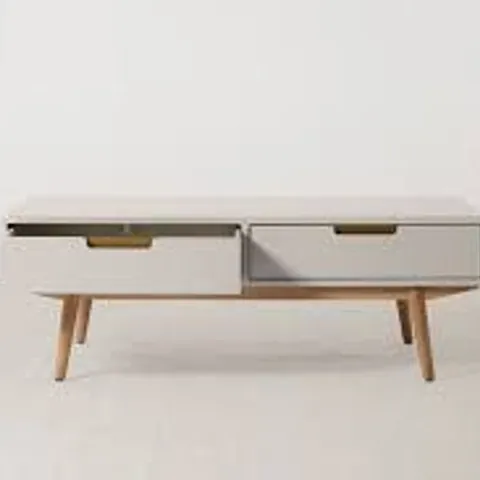 BOXED SWYFT 2 DRAWER COFFEE TABLE 01 - GREY
