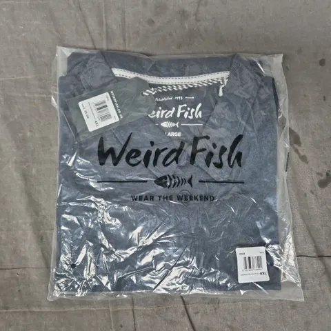 WEIRD FISH JETSTREAM BRANDED POLO SHIRT – NAVY – 4XL