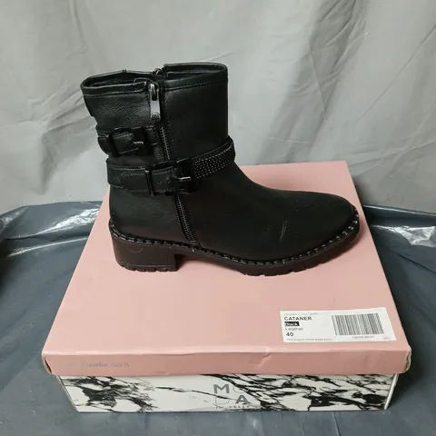 MODA IN PELLE CATANER BLACK BOOTS SIZE EU 40