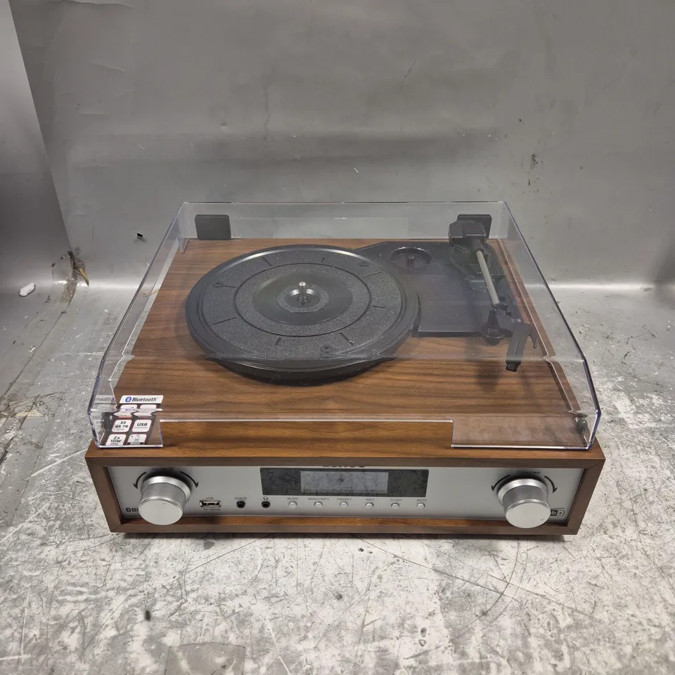 BOXED LENCO MC-160WD STEREO SYSTEM TURNTABLE 