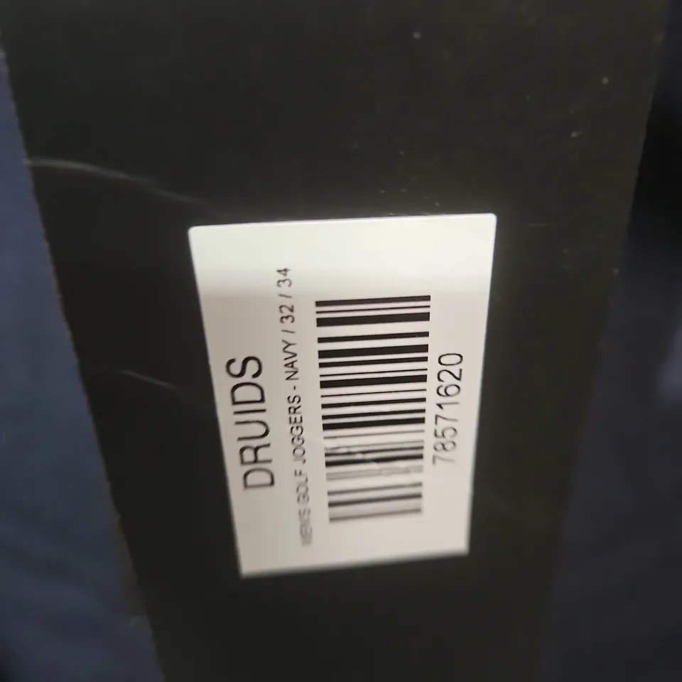 DRUIDS MEN'S GOLF NAVY JOGGING BOTTOMS – UK 32 (32/34 INSIDE LEG)