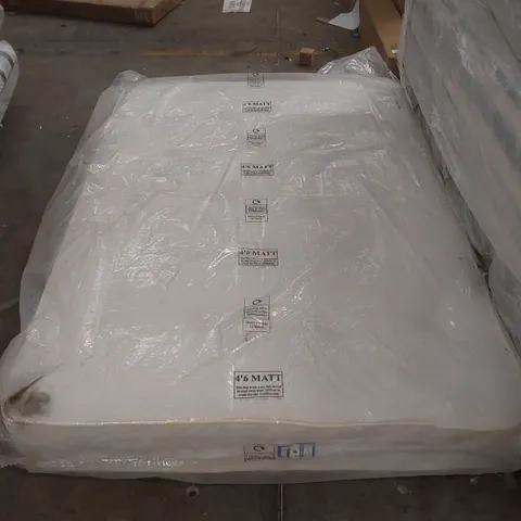 QUALITY BAGGED WHITE NOISE POCKET SPRUNG 135CM DOUBLE MATTRESS