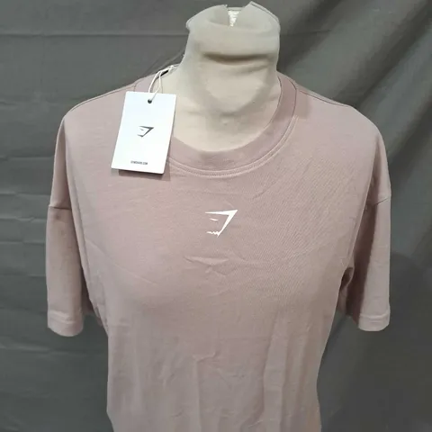 GYMSHARK POWER OVERSIZED T-SHIRT SIZE S