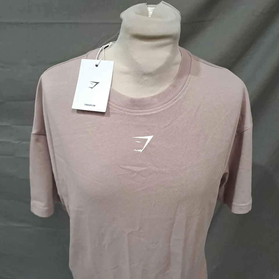 GYMSHARK POWER OVERSIZED T-SHIRT SIZE S