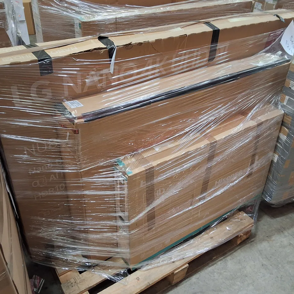 PALLET CONTAINING 4 ASSORTED DAMAGED TVS