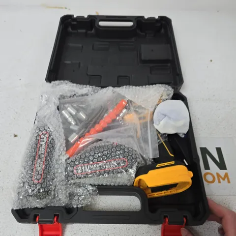 LITHIUM ELECTRIC TOOL KIT – CORDLESS DRILL IN CASE WITH ACCESSORIES