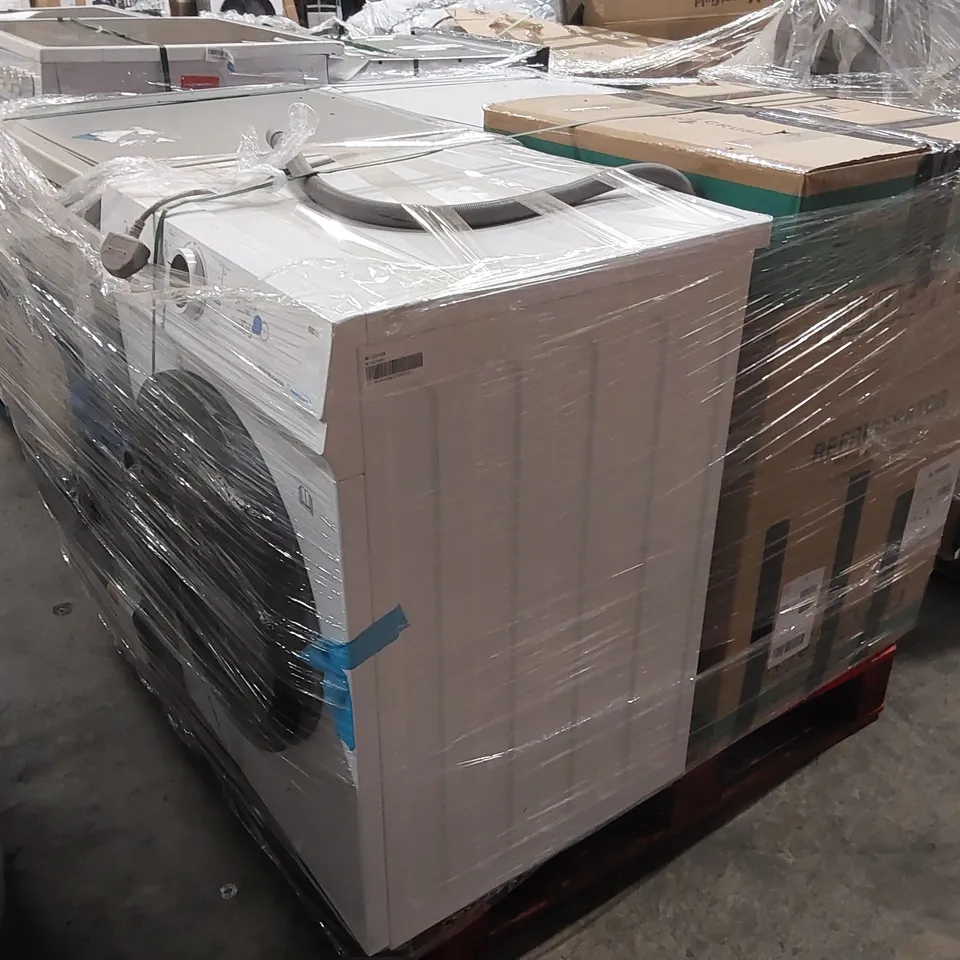 PALLET OF APPROXIMATELY 4 UNPROCESSED RAW RETURN WHITE GOODS TO INCLUDE;