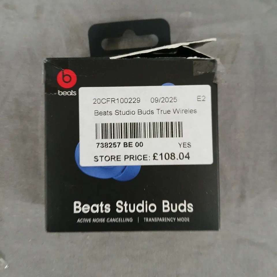 BEATS STUDIO BUDS TRUE WIRELESS – BOXED