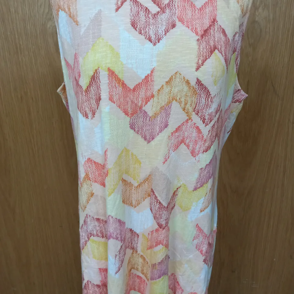 APPROXIMATELY 10 ASSORTED CLOTHING ITEMS IN VARIOUS SIZES TO INCLUDE SWEATERS, DRESSES, TROUSERS ETC.