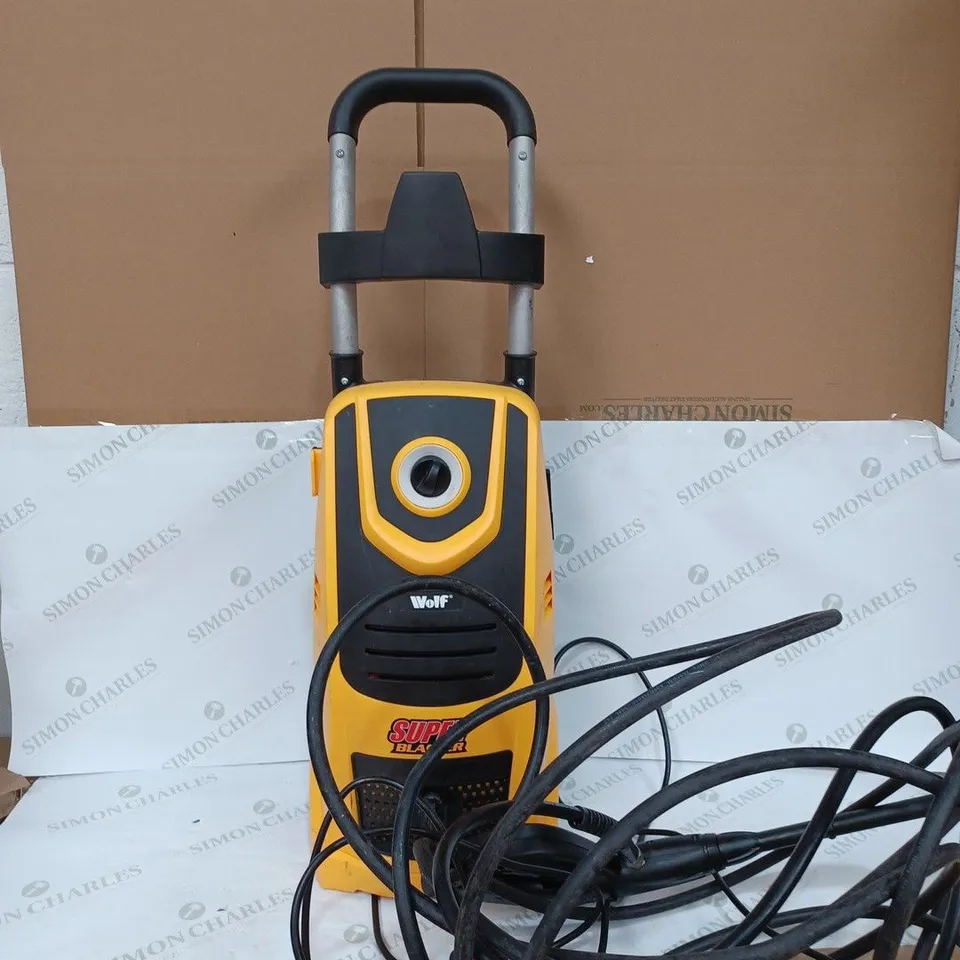 BOXED WOLF SUPER BLASTER PRESSURE WASHER YELLOW 