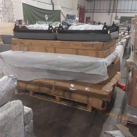 PALLET CONTAINING A LARGE QUANTITY OF ASSORTED FURNITURE PARTS ECT