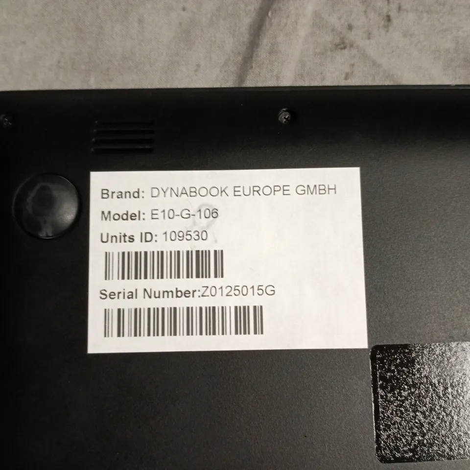 DYNABOOK E10-G-106 LAPTOP