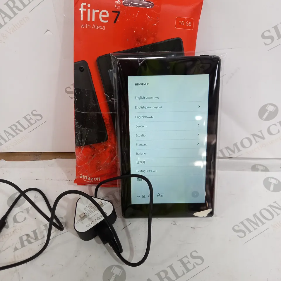 AMAZON FIRE 7 WITH ALEXA TABLET- 16GB BLACK