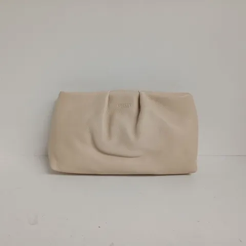 OSPREY LONDON BEIGE CLUTCH BAG