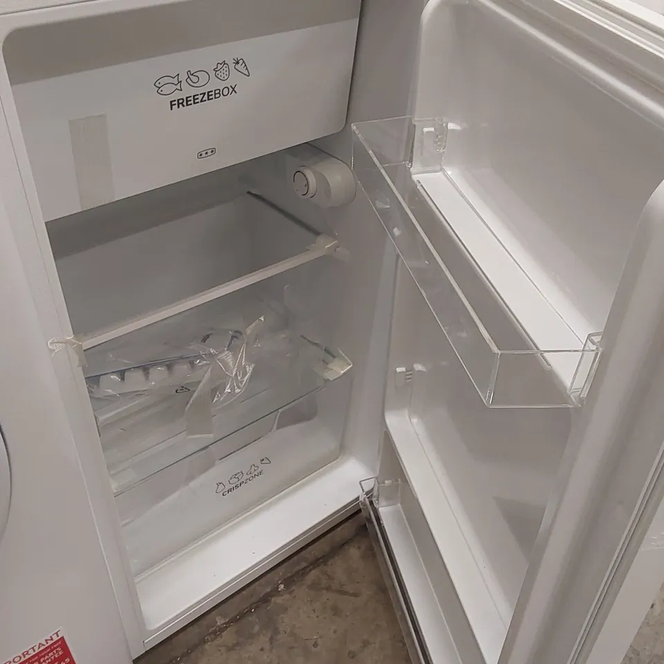 FRIDGEMASTER 82L FREESTANDING UNDER COUNTER FRIDGE IN WHITE WITH LED, MODEL: MUR4894E