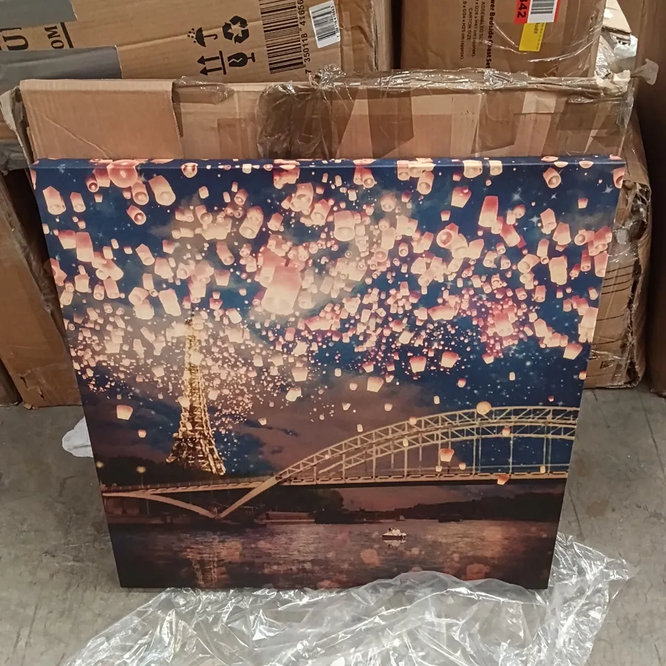 BOXED CANVAS PRINT WALL ART 