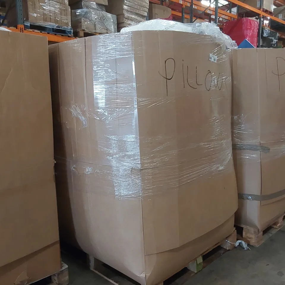 PALLET TO CONTAIN A LARGE ASSORTMENT OF PILLOWS, CUSHIONS AND RELATED PRODUCTS 
