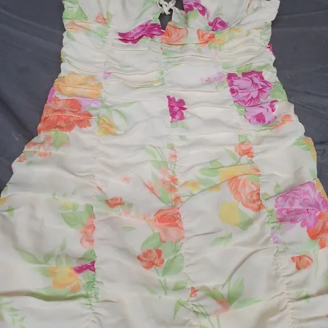 THE FROLIC SPAGHETTI STRAP DRESS, RASPBERRY FIZZ - UK SIZE 10