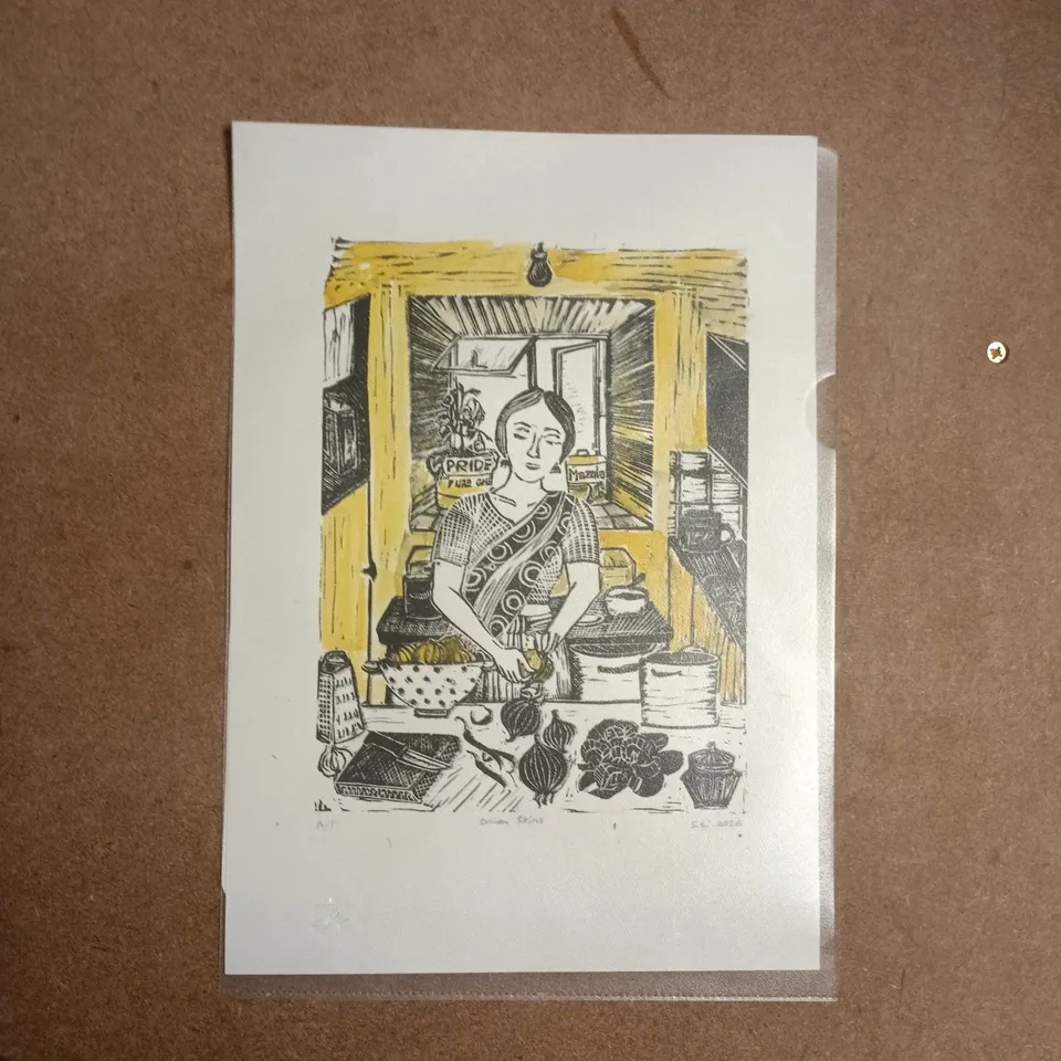 PAPER FIGHT ART "ONION SKINS" LIMITED EDITION ART PRINT A/P