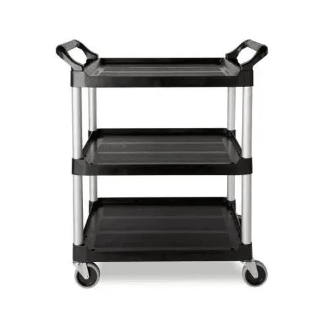 BOXED RUBBERMAID 3424-88 UTILITY CART 3 TIER