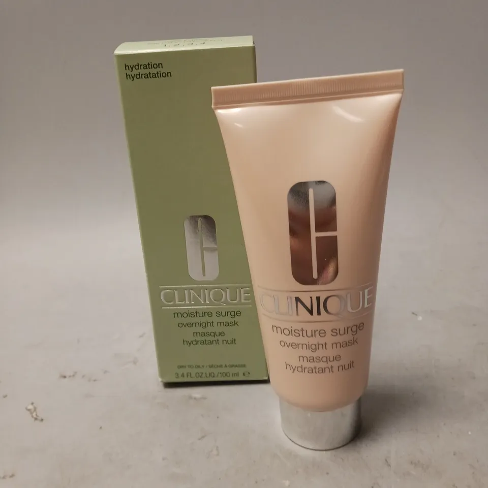 BOXED CLINIQUE MOISTURE SURGE OVERNIGHT MASK 100ML
