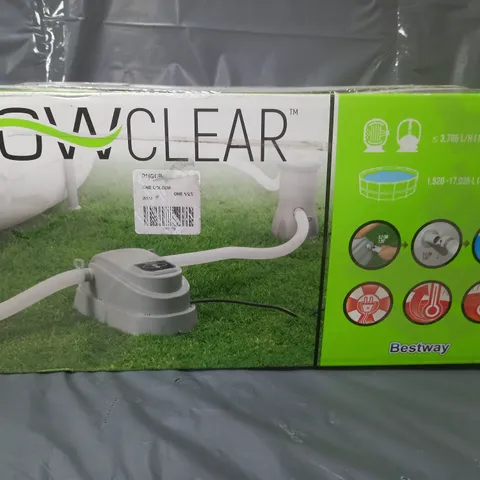 BOXED FLOW CLEAR POOL HEATER