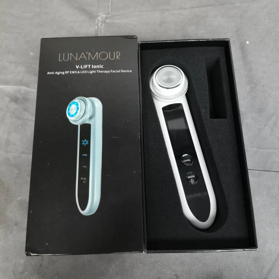LUNAMOUR V-LIFT IONIC ANTI-AGING RF EMS FACIAL DEVICE