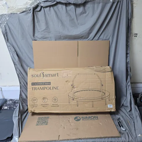 SOULSMART FOLDABLE MINI TRAMPOLINE WITH HANDLE