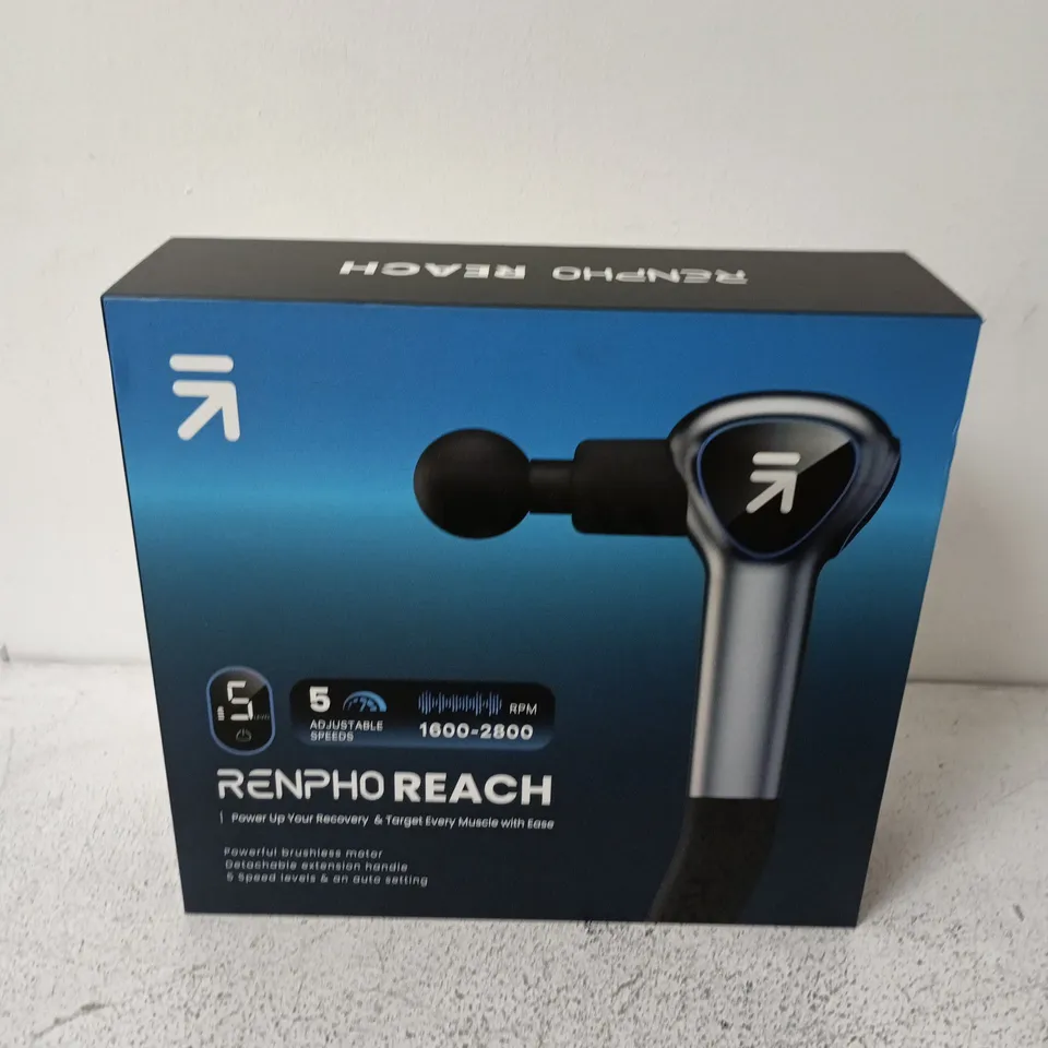 BOXED RENPHO REACH MASSAGE GUN