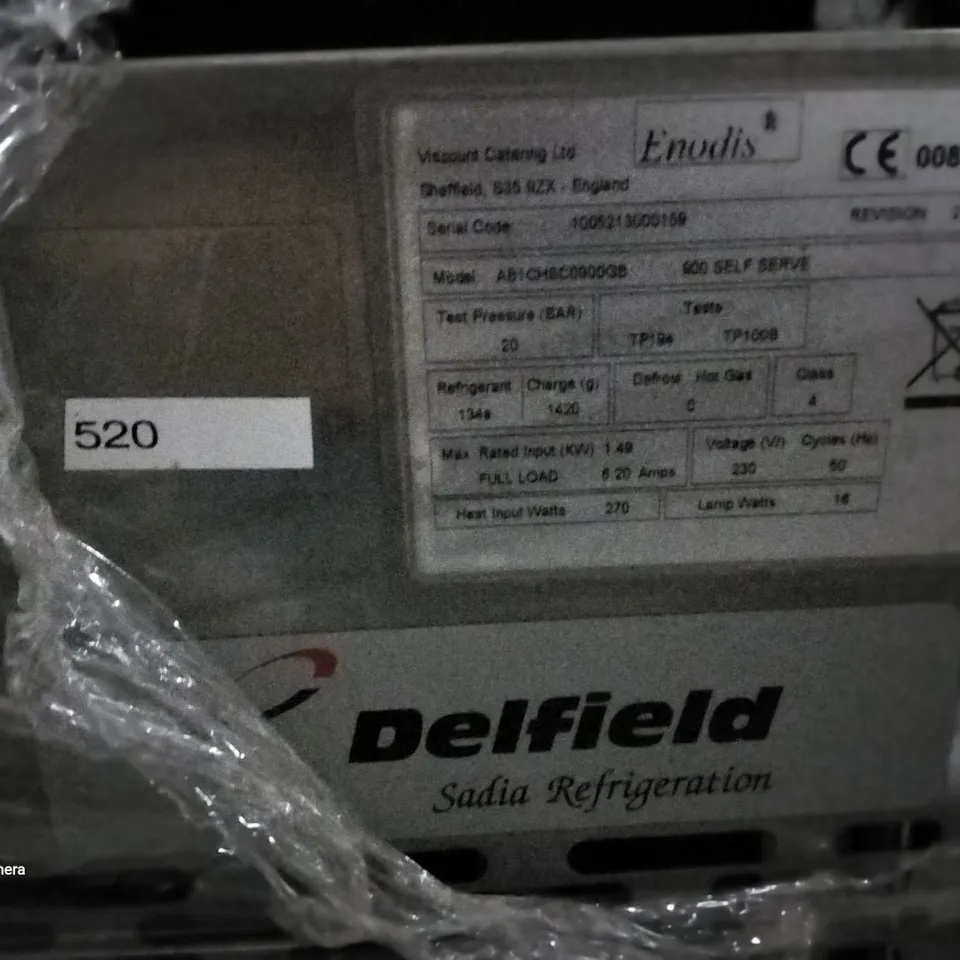 DELFIELD AB1CHSC0900GB DISPLAY FRIDGE 