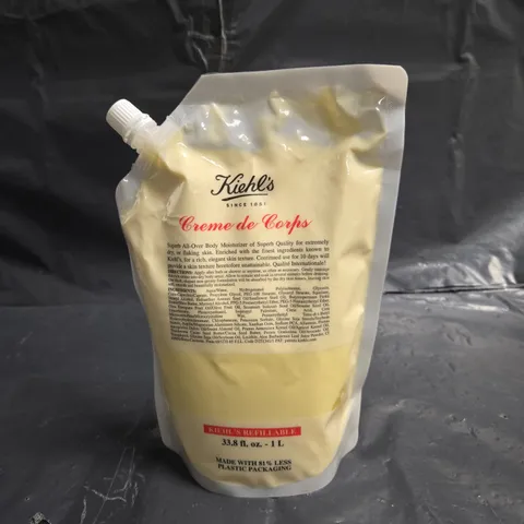 KIEHL'S CREME DE CORPS SUPERB ALL OVER BODY MOISTURISER REFILL - 1L