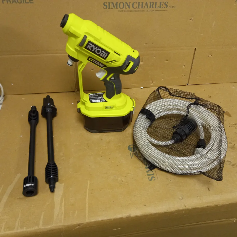 RYOBI 18V ONE+ CORDLESS 18V POWER WASHER 