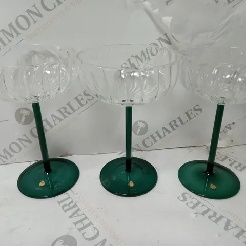 BOX OF 3 GLASSES