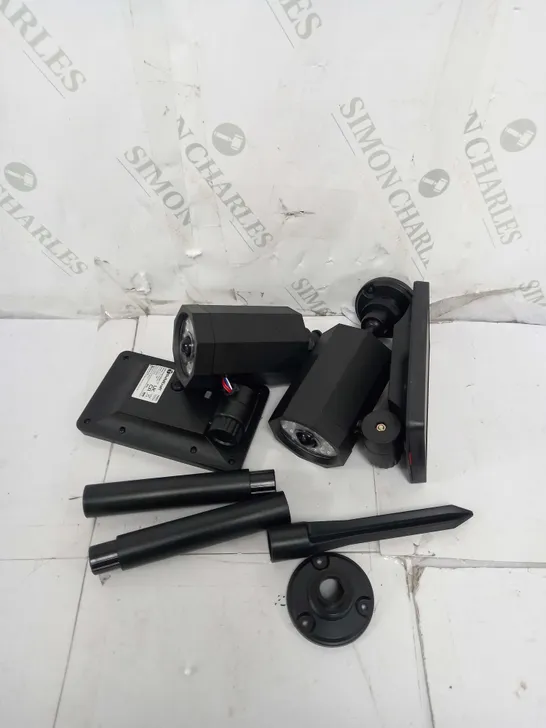 Lot 9264: BUILDCRAFT SET OF 2 SOLAR SENSOR LIGHTS WITH STAKES - 4746860 ...