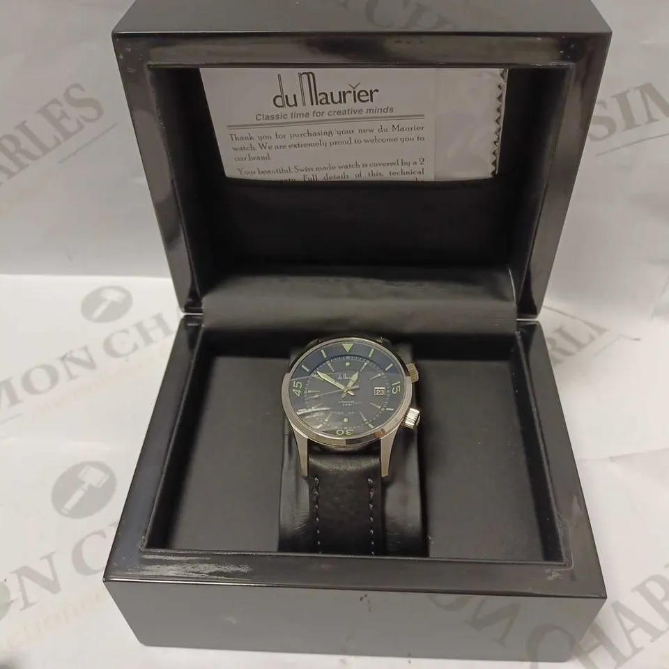 DU MAURIER COMMODORE 41MM MENS WATCH SWISS MADE LIMITED EDITION 70/125