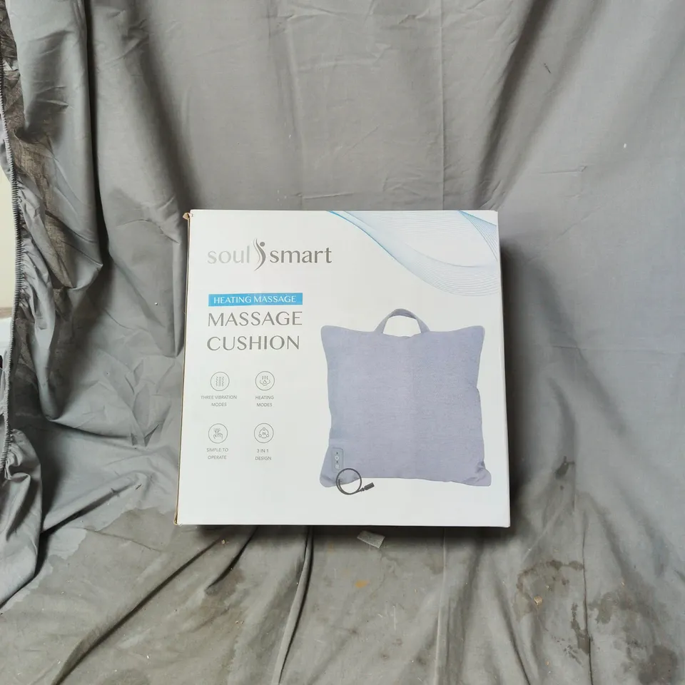 SOUL SMART HEATING MASSAGE CUSHION – BOXED