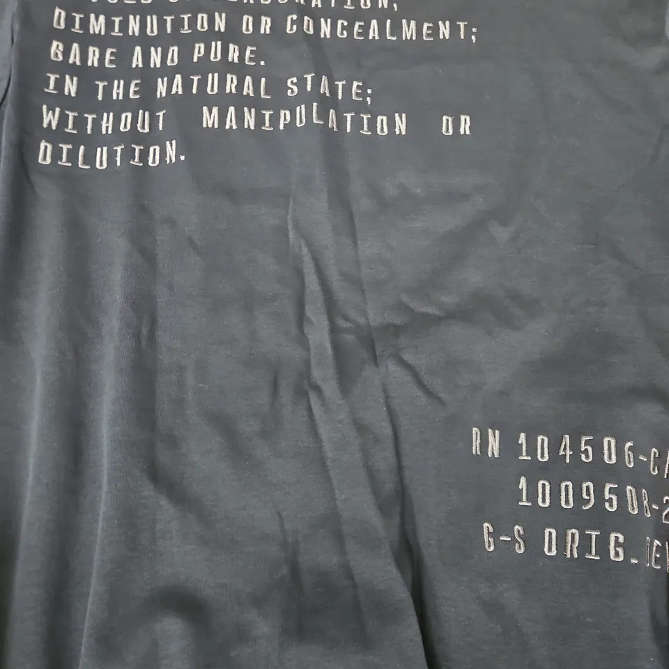 G-STAR LONG SLEEVE JUMPER IN NAVY SIZE 2XL