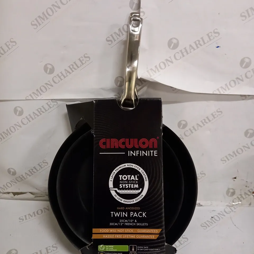 CIRCULION INFINTE NON STICK PANS 25CM & 30CM
