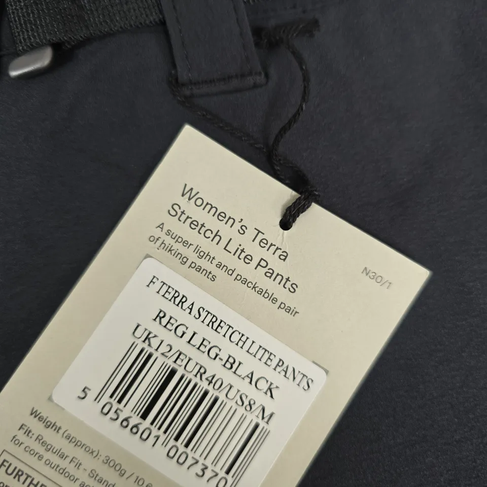 MONTANE WOMEN'S TERRA STRETCH LITE PANTS – UK 12 / EUR 40, BLACK