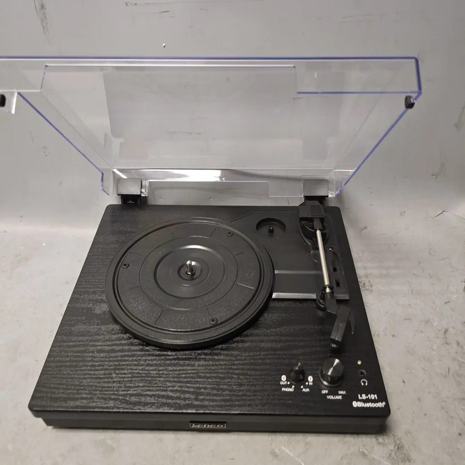 BOXED LENCO BLUETOOTH TURNTABLE LS-101BK V2