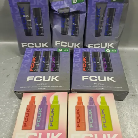 7 ASSORTED FCUK BODY CARE GIFT SETS 