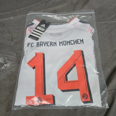 BAGGED BAYERN MUNICH FC AWAY JERSEY - 14 LUIS DIAZ - SIZE 22