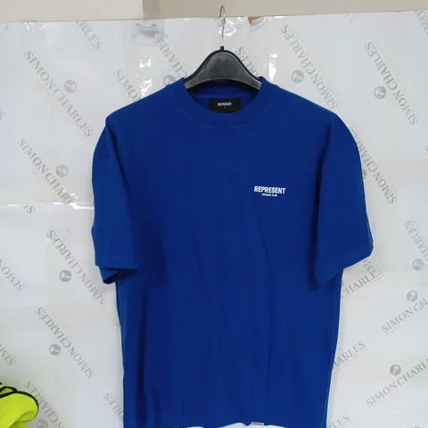 REPRESENT OWNERS CLUB T-SHIRT BLUE SIZE SMALL