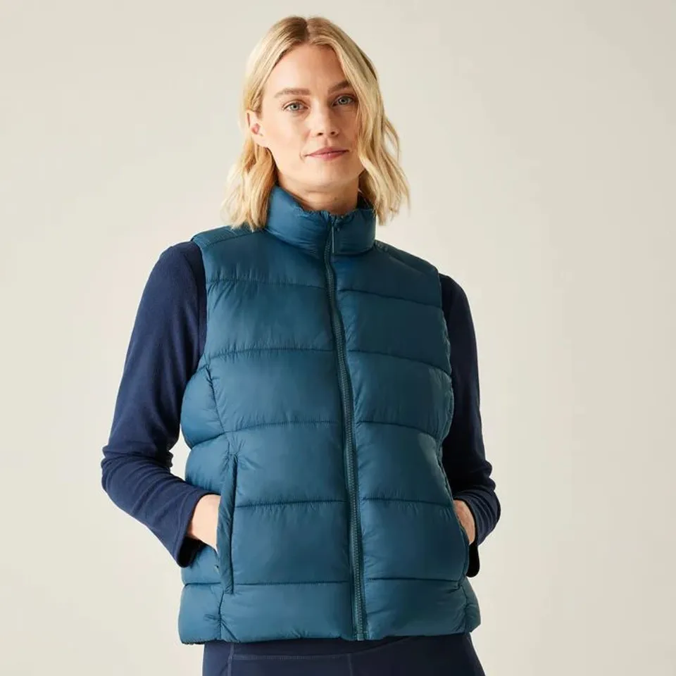REGATTA WOMENS YEWBANK REVERSIBLE GILET REFLECT LAKE UK SIZE 16