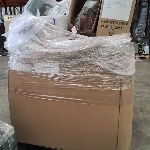 PALLET OF ASSORTED HOUSEHOLD GOODS AND PRODUCTS TO INCLUDE;TELEPHONE GAME,TRUCK BODY CAR,VACUUM CLEANER